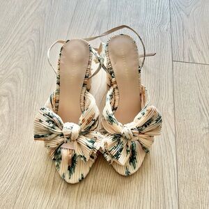 NEW Loeffler Randall Camellia Floral Bow Heels